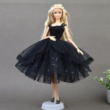 Handmade White Bubble Barbie Dress