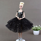 Handmade White Bubble Barbie Dress